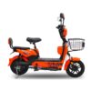 Sepeda Listrik Edison Regale warna oranye