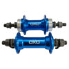 Hub Set Alloy OXO HB-357 BMX Sealed Bearing-Steel Axle warna biru