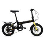 Contoh warna sepeda lipat Exotic 2026 AK Cyber Black