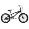 Sepeda BMX 20 Pacific Rush 2026 warna noir silver tampak samping
