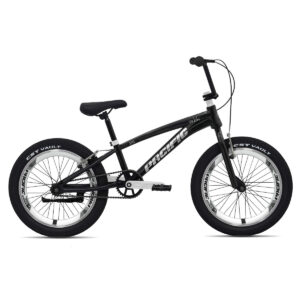Sepeda BMX 20 Pacific Rush 2026 warna noir silver tampak samping