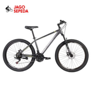 Sepeda gunung Coyote 26 warna hitam 3x7 speed tampak samping