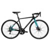 Sepeda Roadbike Element Curved LT8 di Kudus warna hitam biru 16 speed tampak samping